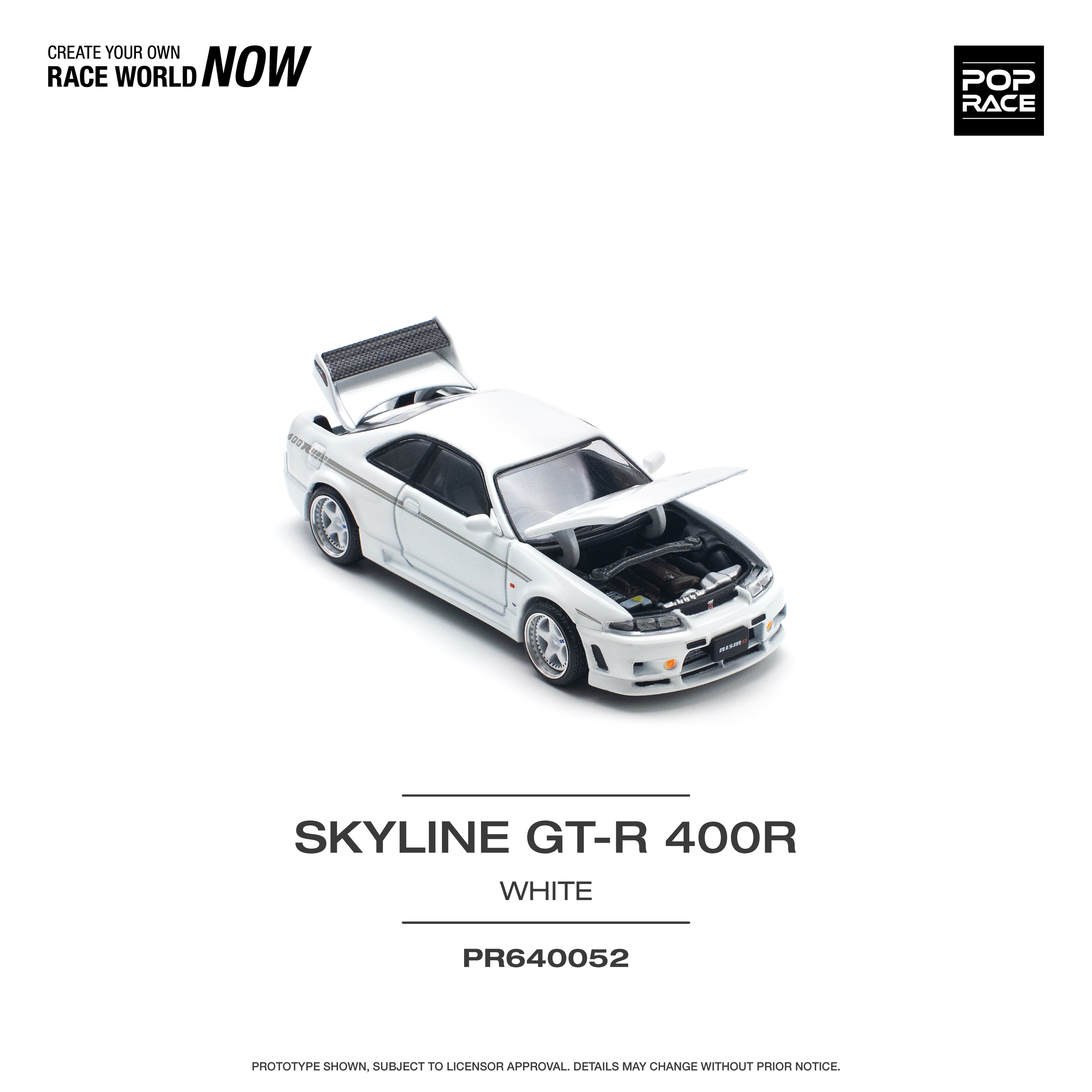NISSAN GT-R R33 NISMO 400R – WHITE