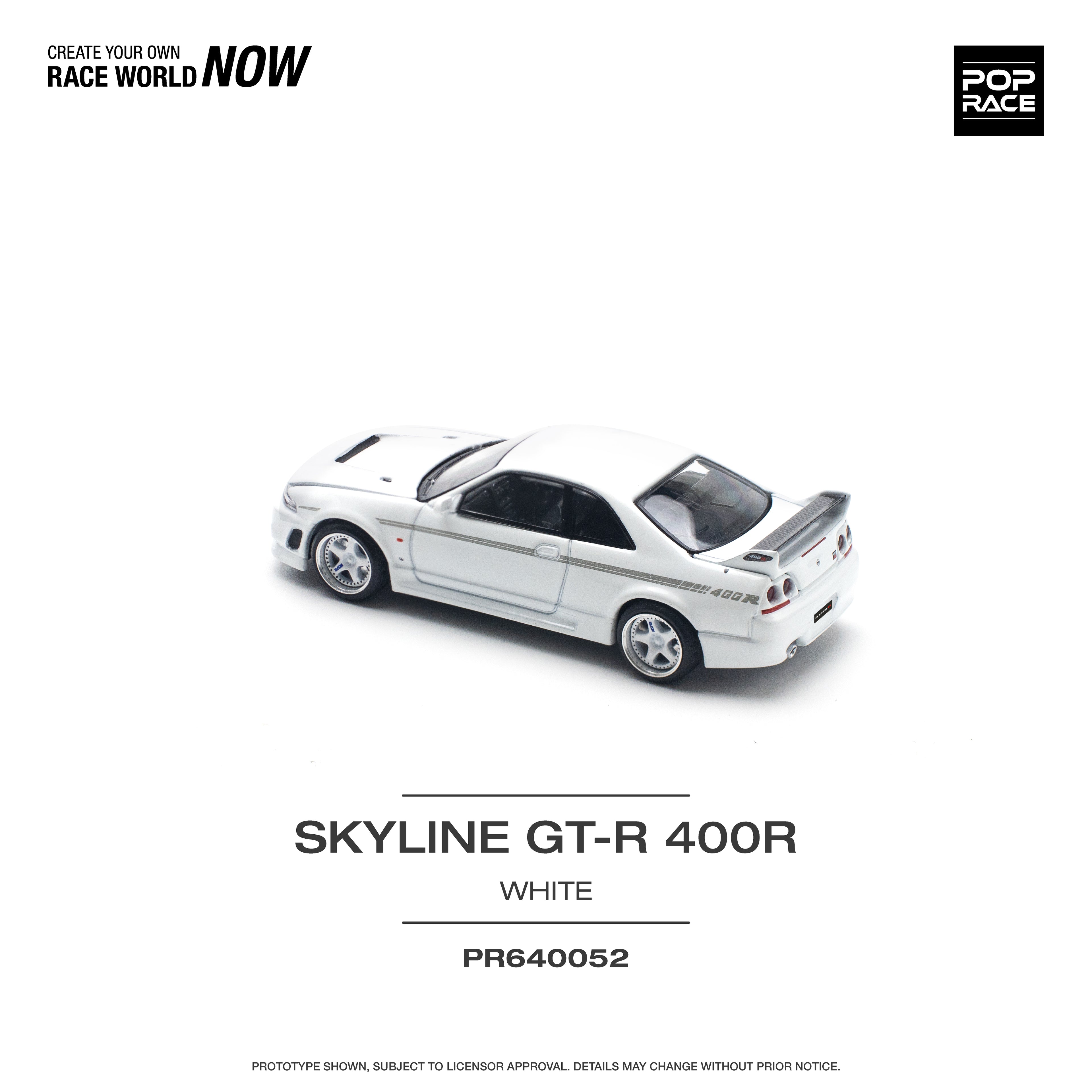 NISSAN GT-R R33 NISMO 400R – WHITE
