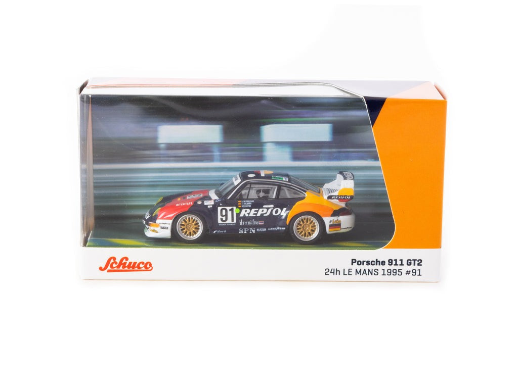 Tarmac Works Schuco Porsche 911 GT2 24h LE MANS 1995 #91