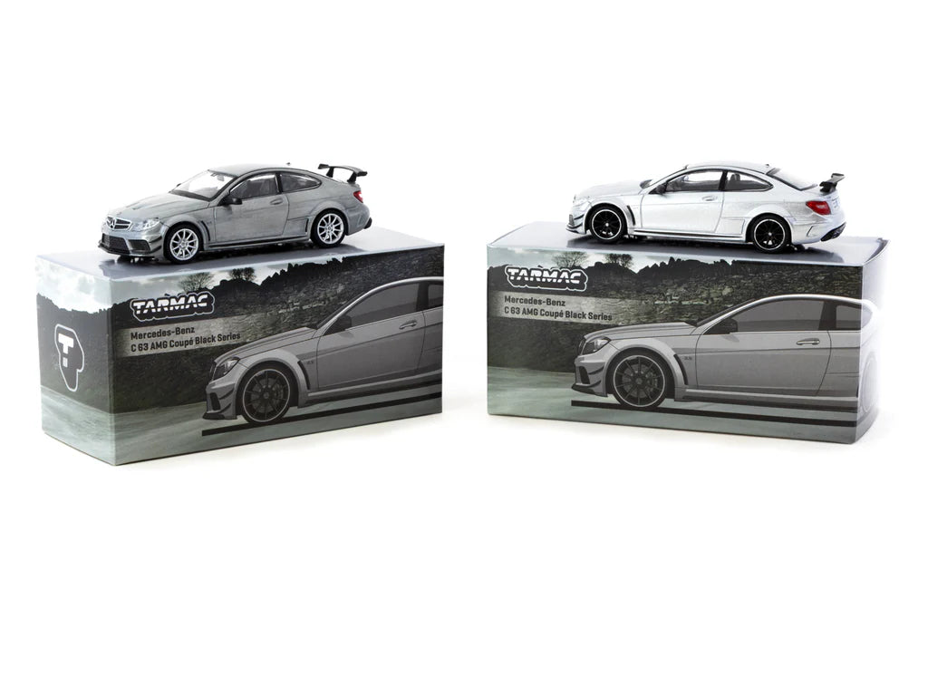 Mercedes-Benz C 63 AMG Coupé Black Series Silver Metallic - GLOBAL64